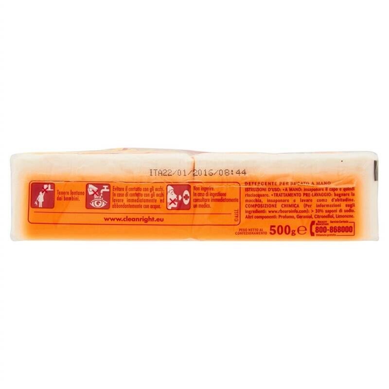 SOLE SAPONE MARSIGLIA 9 PZ DA 2X250GR FORMATO BIPACCO