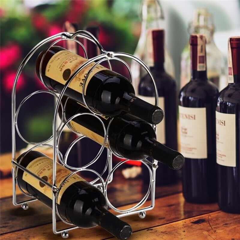 MA MAISON PORTABOTTIGLIE 5 POSTI 21X14 CM IN ALLUMINIO FORMA TONDA