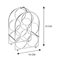 MA MAISON PORTABOTTIGLIE 5 POSTI 21X14 CM IN ALLUMINIO FORMA TONDA