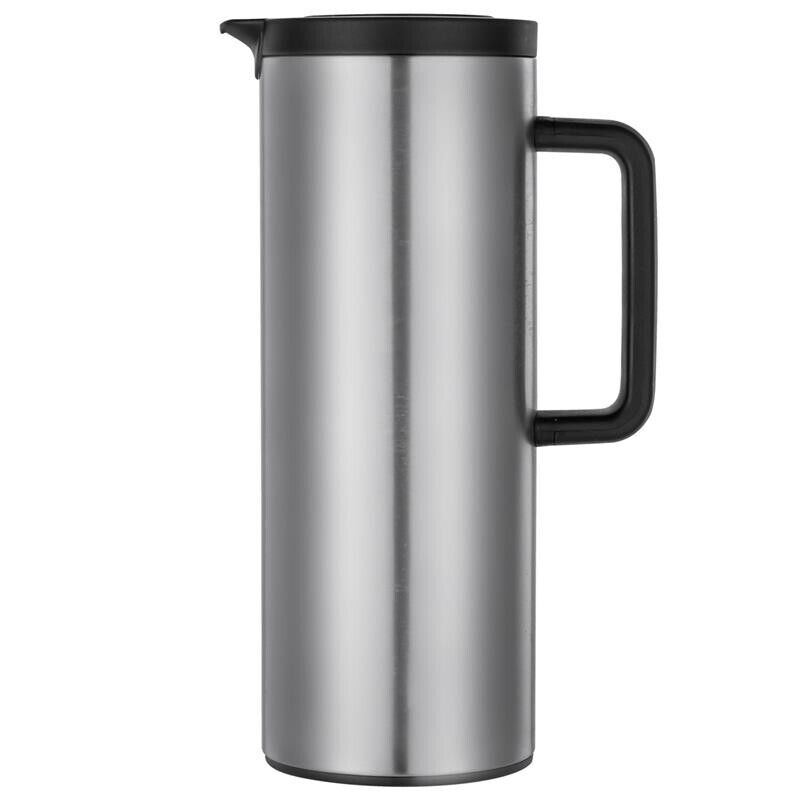 MA MAISON CARAFFA TERMICA INOX CM.11X30 H CON COMODO MANICO IN COLORAZIONE ACCIAIO