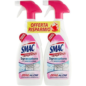 SMAC BIPACCO SPRAY SGRASSATORE 650 ML DISINFETTANTE CON CANDEGGINA