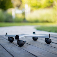 Carrello portavasi quadrato speedy, cm 38x38, alluminio - 515\COTTO