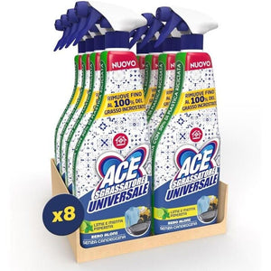 ACE 8 SPRAY SGRASSATORE UNIVERSALE 600ML LIME E MENTA PIPERITA