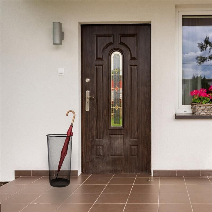 PORTA OMBRELLI IN FILO DI METALLO 26X50CM COLORE NERO