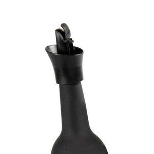 OLIERA IN VETRO SATINATO DA 750CC IN COLORE NERO