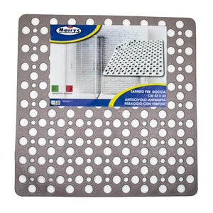 MAURY'S TAPPETO DOCCIA 53X53CM TORTORA