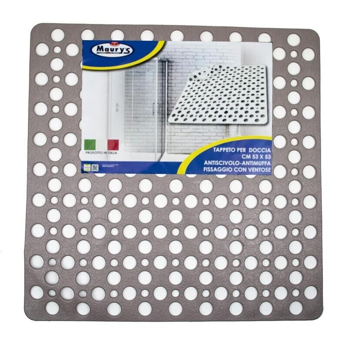MAURY'S TAPPETO DOCCIA 53X53CM TORTORA