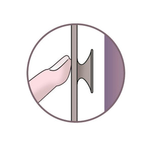 MAURY'S TAPPETO DOCCIA 53X53CM TORTORA