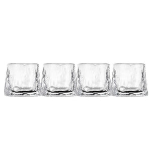SET 4 BICCHIERI IN VETRO DA LIQUORE ROYAL CAPIENZA 150 ML 8CM