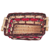 CESTO VIMINI RETTANGOLARE CM.44X28X14 CON MANICI