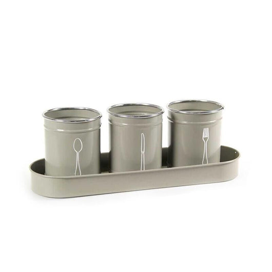 PORTAPOSATE IN METALLO IN SET DA 4 PEZZI 33X11X2 CM IN COLORE ASSORTITO