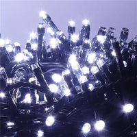 HIGH-TECH LUCI DI NATALE 500 LED BIANCO FREDDO DA INTERNO E ESTERNO 26,5 METRI