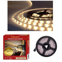 HIGH-TECH STRISCIA DA 90 LED IN COLORE BIANCO CALDO ROTOLO 3 MT