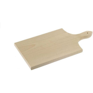 TAGLIERE IN LEGNO DI FAGGIO CON MANICO 35 X 16 X 2 CM