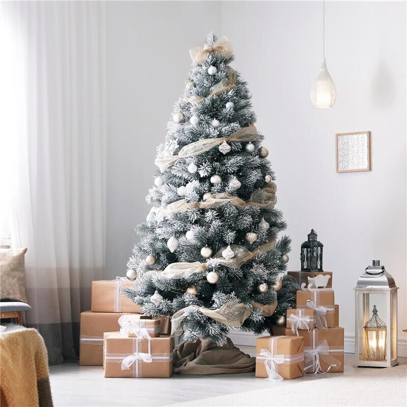 ALBERO DI NATALE GRAN SASSO INNEVATO ARTIFICIALE ALTEZZA 210 CM