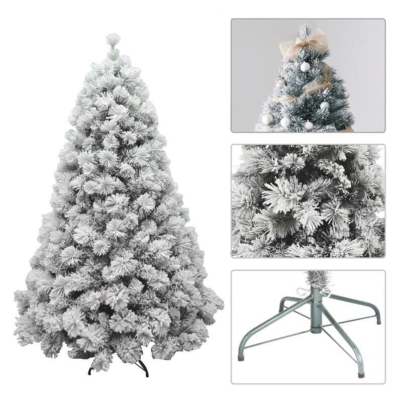 ALBERO DI NATALE GRAN SASSO INNEVATO ARTIFICIALE ALTEZZA 210 CM