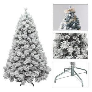 ALBERO DI NATALE GRAN SASSO INNEVATO ARTIFICIALE ALTEZZA 210 CM