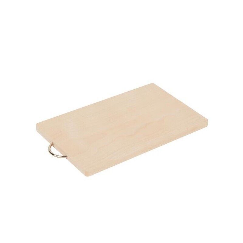 TAGLIERE IN LEGNO CON MANICO DI FERRO 35.5 X 22 X 2 CM