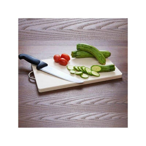 TAGLIERE IN LEGNO CON MANICO DI FERRO 35.5 X 22 X 2 CM