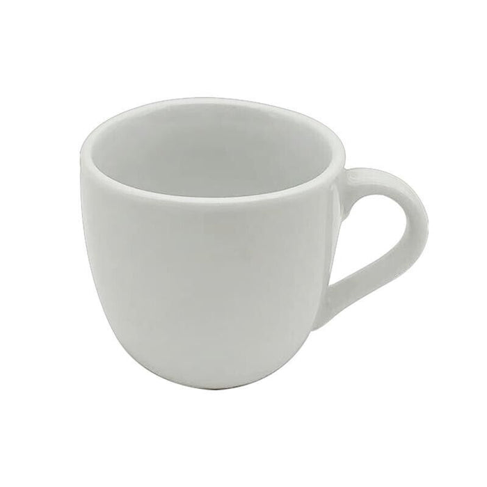 MA MAISON SET 6 TAZZINE MODELLO PERLA TAZZINA DA CAFFÈ BIANCA IN POCELLANA