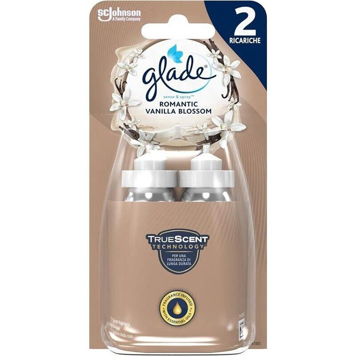 GLADE SENSE & SPRAY RICARICHE PER AMBIENTI 2 X 18 ML VANIGLIA E LAVANDA E ALOE