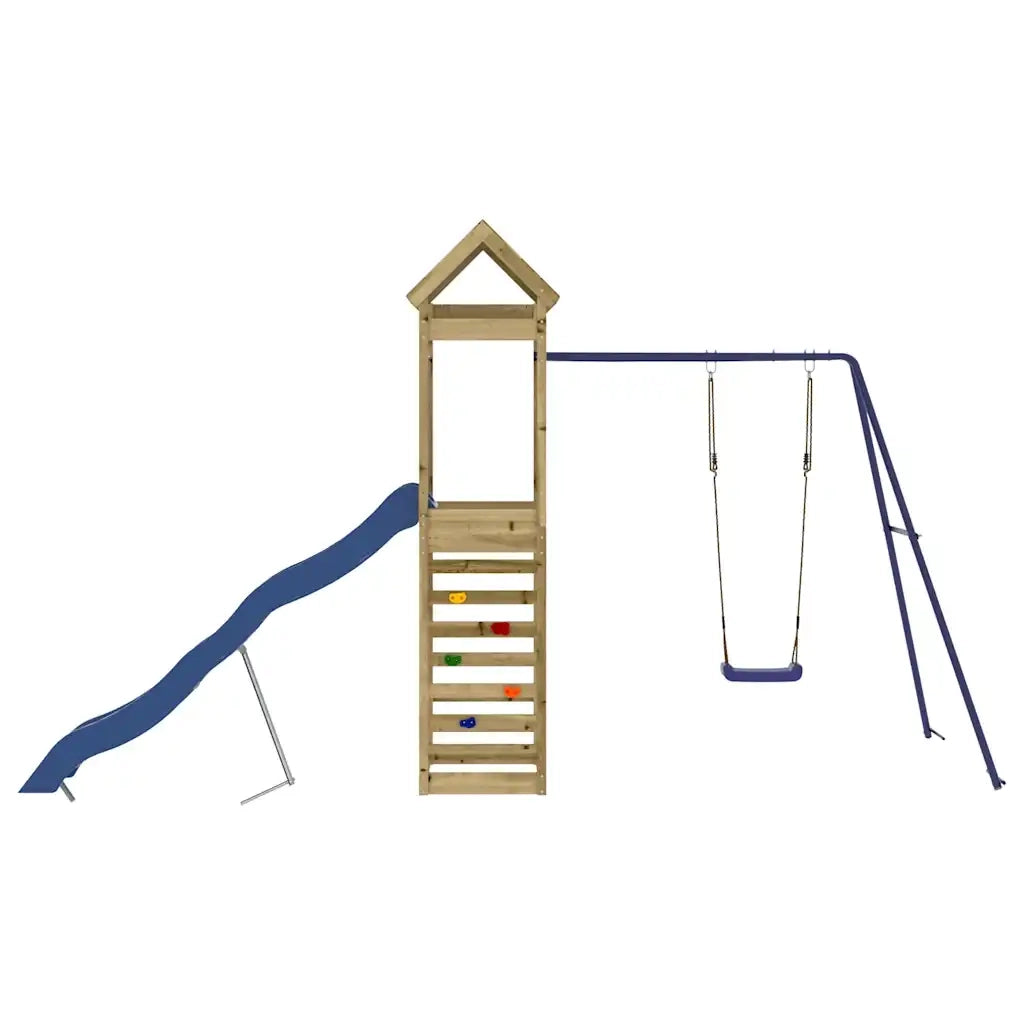 Set da Gioco da Esterno in Legno di Pino Impregnato 3156975