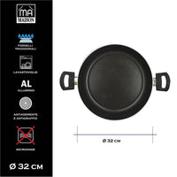 MA MAISON TEGAME ALTO LINEA ALESSIA 32 CM ANTIADERENTE E ANTIGRAFFIO IN ALLUMINIO