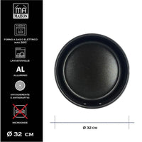 MA MAISON TORTIERA LINEA ALESSIA 32 CM SPESSORE 1,40 MM ANTIADERENTE E ANTIGRAFFIO IN ALLUMINIO