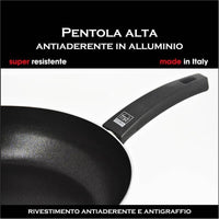 MA MAISON PADELLA ALTA LINEA ALESSIA 26 CM ANTIADERENTE E ANTIGRAFFIO IN ALLUMINIO