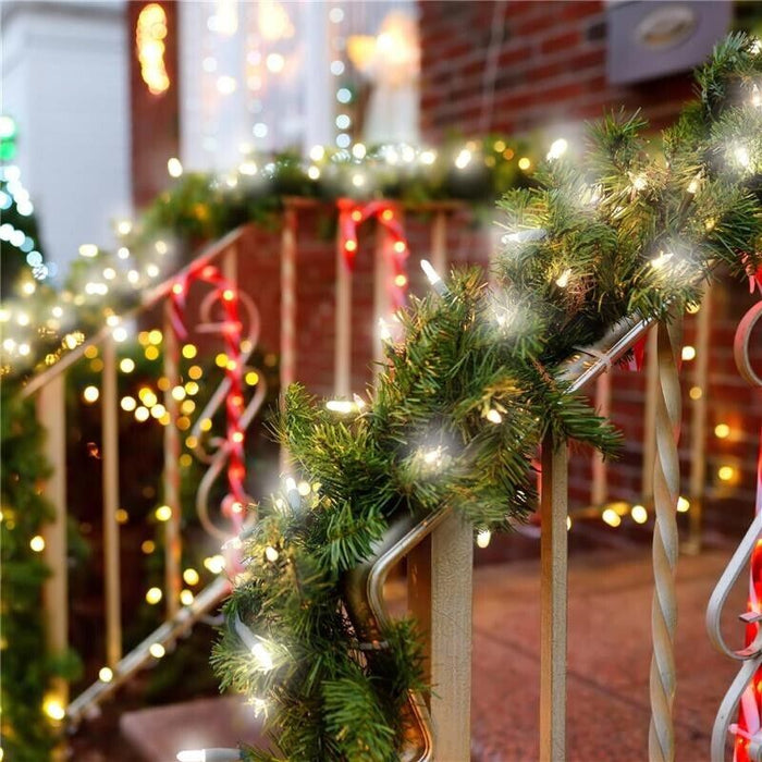 HIGH-TECH MINILUCCIOLE CON FILO TRASPARENTE 33,75 M CON 750 LED GHIACCIO