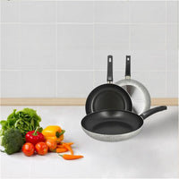 MA MAISON TRIS PADELLE LINEA ALESSIA 20 Ø - 24 Ø - 28 Ø CM SPESSORE 2.20 MM ANTIADERENTE E ANTIGRAFFIO IN ALLUMINIO