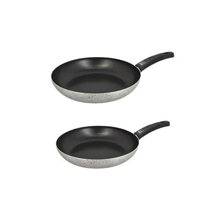 MA MAISON SET 2 PADELLE Ø 20 CM + Ø 24 CM LINEA ALESSIA SPESSORE 2.20 MM ANTIADERENTE E ANTIGRAFFIO IN ALLUMINIO