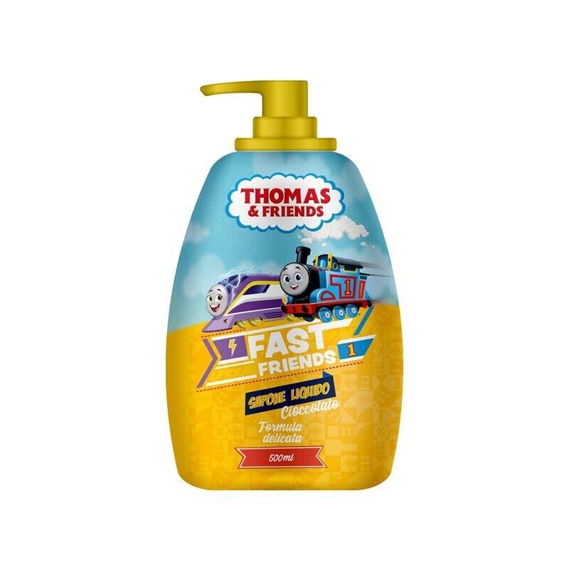 SAPONE LIQUDO PER MANI TRENINO THOMAS IN FORMATO DA 500ML FRAGRANZA CIOCCOLATO
