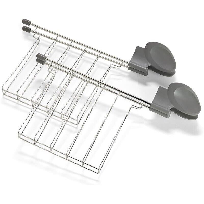 TOGNANA IRIDEA TOSTAPANE CON DOPPIA PINZA E RACCOGLIBRICIOLE 850W ROSSO