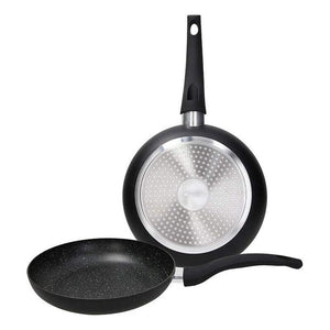 TOGNANA SET 2 PADELLE 22+26 CM ALLUMINIO STAMPATO ANTIGRAFFIO E ANTIADERENTE