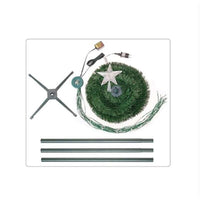 HIGH-TECH ALBERO POP UP PIEGHEVOLE CON 166 LED CM.150 RGB E 16 GIOCHI DI COLORI +TELECOMANDO TRAMITE APP