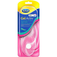SCHOLL 2 PZ X 1 PAIO SOLETTE GEL ACTIV DONNA PER TACCHI MEDI AZIONE AMMORTIZZANTE E ANTISCIVOLO