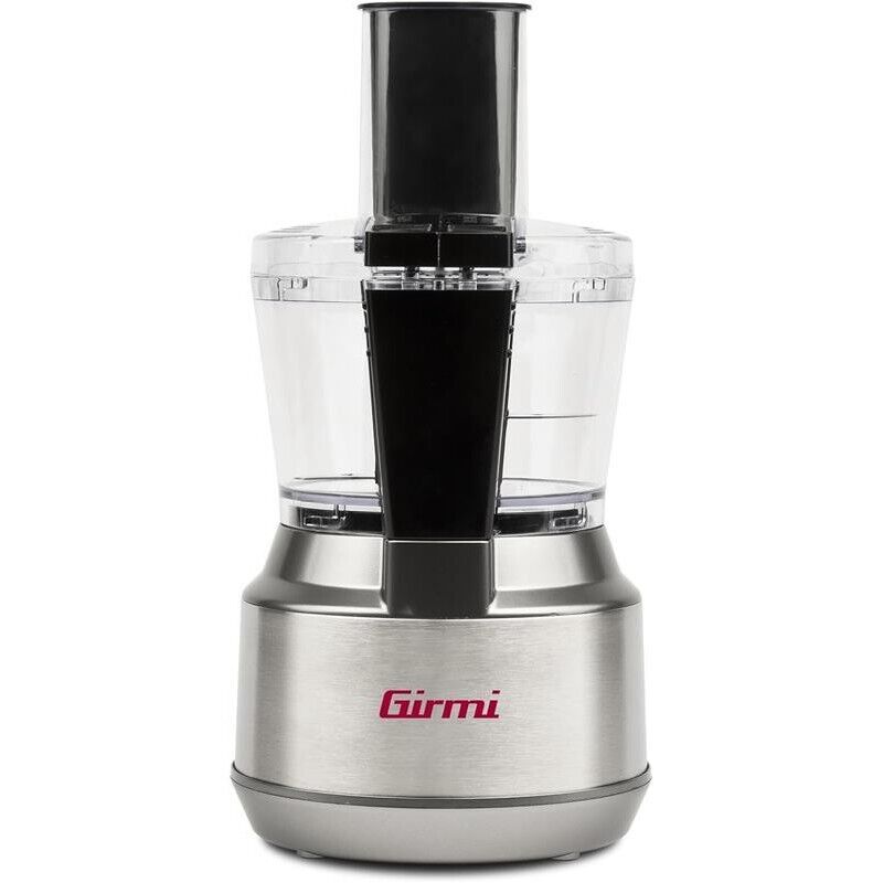 GIRMI MASTRO POCKET MINI-ROBOT MULTIFUNZIONE 300 W CAPACITÀ 600CC 2 VELOCITÀ 2 DISCHI INOX DOPPIA SICUREZZA GRIGIO RB01