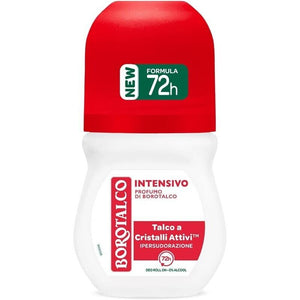 BOROTALCO ROLL-ON SET 4 PZ 50 ML L'UNO FORMULA SENZA ALCOOL EFFICACIA FRESCA 48H INTENSIVO