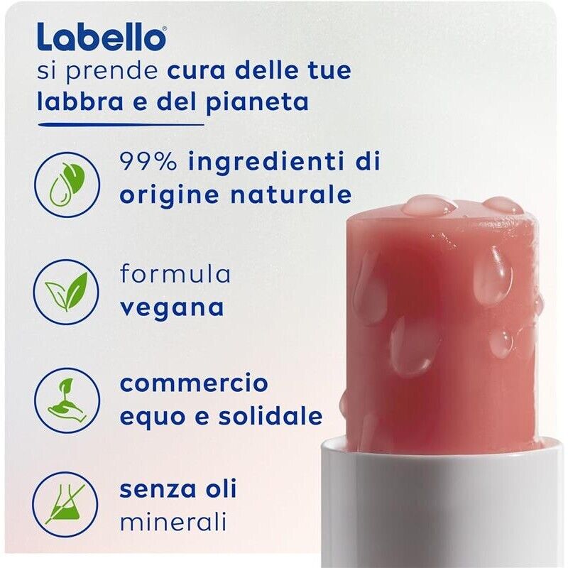 SET 2 LABELLO BALSAMO LABBRA STICK 5,2 GR CON ACIDO IALURONICO
