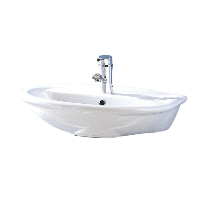 Lavabo sospeso 60 cm - serie fiore