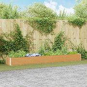 Letto rialzato da giardino 390 x 50 x 36 cm Acciaio zincato