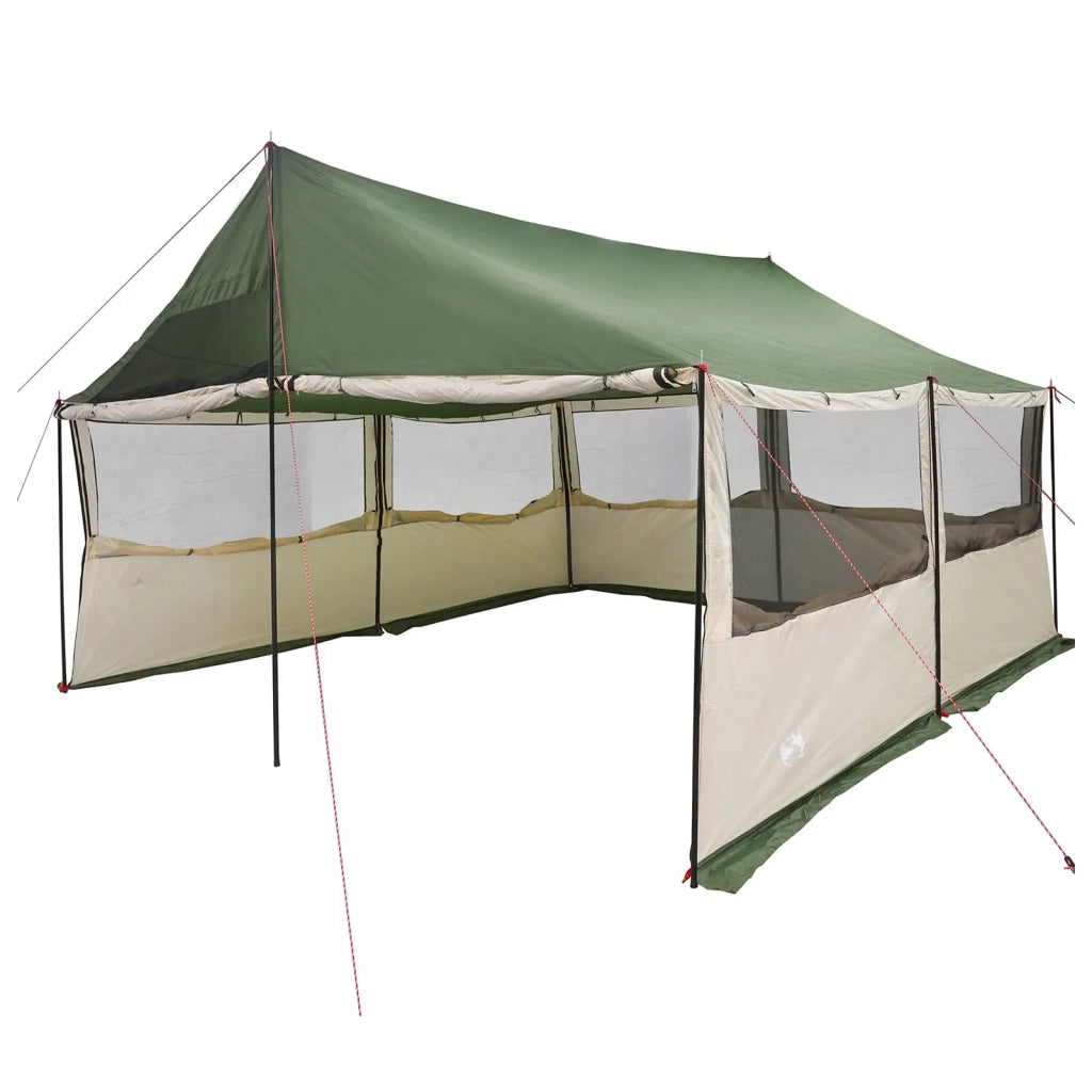 Tenda Familiare Verde 450 x 400 x 265 cm Poliestere e Acciaio 42028599