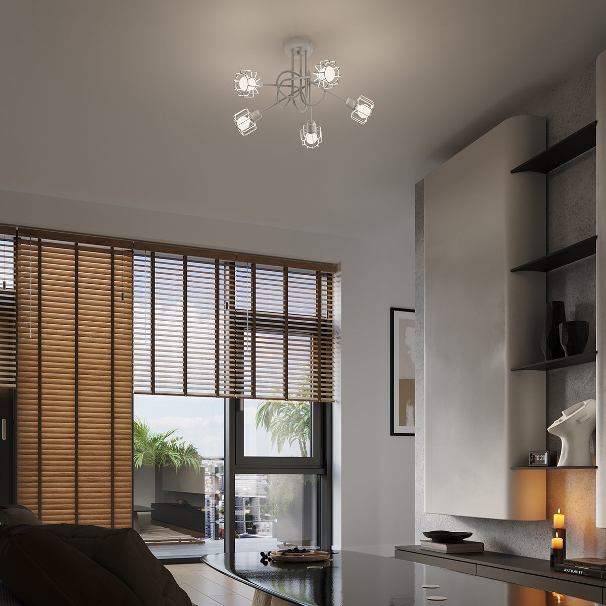 Lampada da soffitto BELUCI 2 bianco