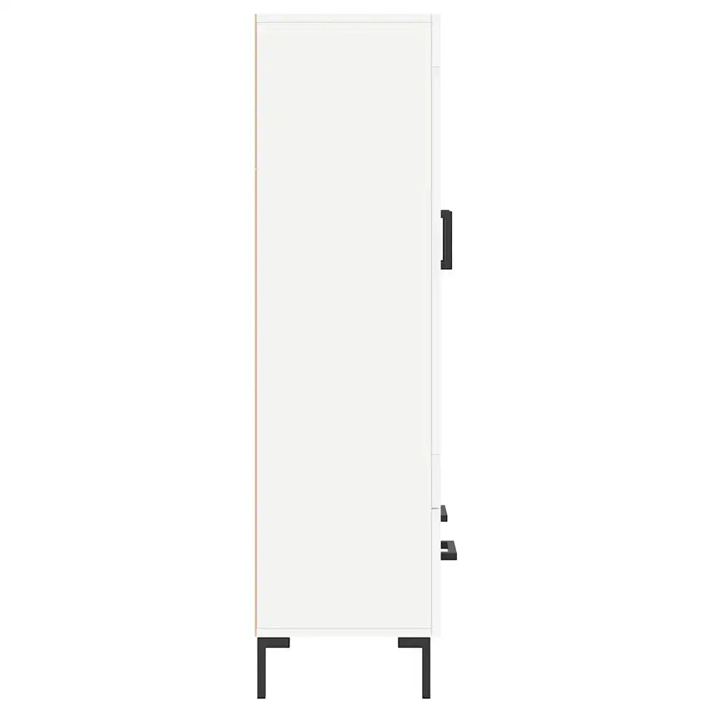 Credenza | Madia | Buffet da pranzo | Armadio da pranzo Bianca 69,5x31x115 cm in Legno Multistrato