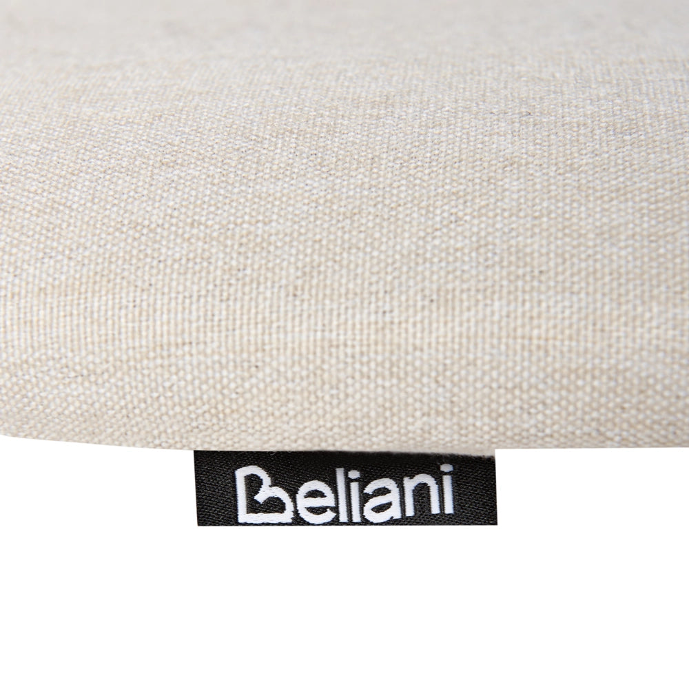 Set di 2 sedie da bar con struttura in metallo e schienale in rattan legno chiaro sgabelli da bar eleganti