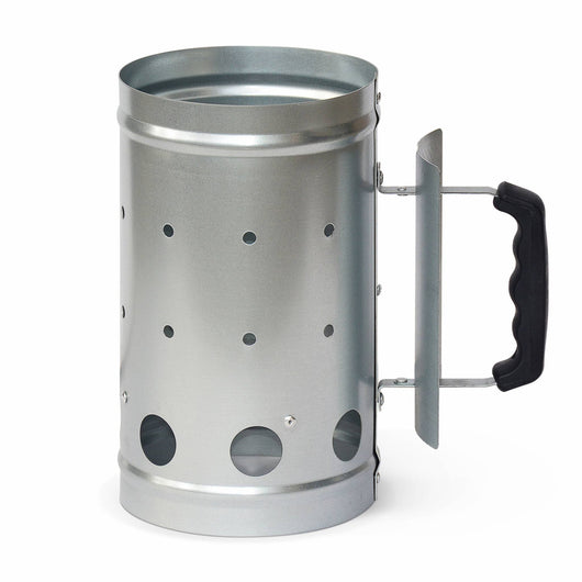 Ciminiera di accensione per barbecue a carbonella in acciaio