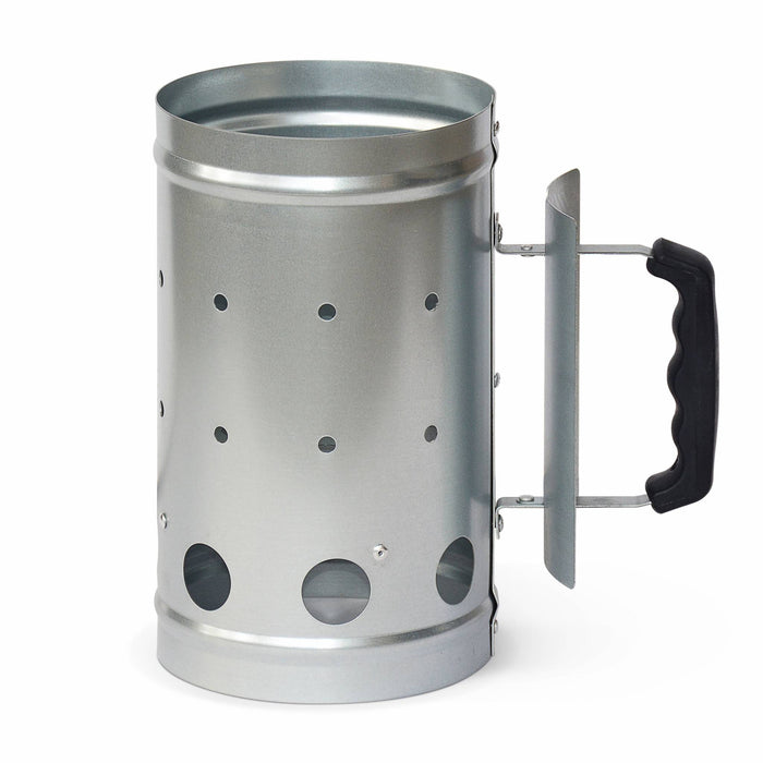 Ciminiera di accensione per barbecue a carbonella in acciaio