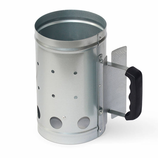 Ciminiera di accensione per barbecue a carbonella in acciaio