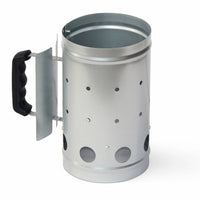 Ciminiera di accensione per barbecue a carbonella in acciaio